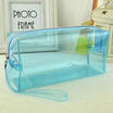 US Clear Various Color Zipper Stationery Pencil Case Cosmetic Bag Pouch Storage
