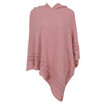 Women Knitted Poncho Irregularity Sweep Hoodde Fashion Tassel Lady Coat Sweater Outwear