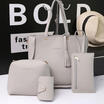 4pcs Women Girl PU Leather Handbag Shoulder Bag Tote Purse Satchel Clutch Hot
