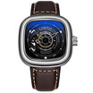 Automatic Mechanical Watch Sports Watch Square Dial Waterproof Men Watch