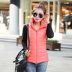 2018 autumn&winter light down cotton collar vest vest vest slim coat cotton coat