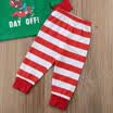 US Newborn Kids Baby Girl Boy Xmas Deer Car Tops Pants Headband Outfits Pajamas