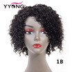 YYONG Deep Wave Natural Weave Short Wigs Brazilian Hair Wig Short Human Hair Wigs For Black Women Bob Wig