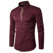 Men Long Sleeve Shirts Luxury Gold Embroidery Printed Brand Weeding Shirt Gentleman Tuxedo Shirts Chemise Homme Solid Camisas