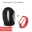 Global Version Xiaomi Mi Band 3 Smart Tracker Band 3 Xiaomi Band 3 Push Message Heart Rate Tracker Russian English Spanish Menu