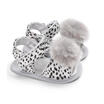 Newborn Baby Girls Leather Sandals Toddler Prewalkers Kids Soft Crib Sole Shoes