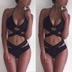 2017 NEW Womens Push-up Bikini Set Padded Bandage Swimsuit Swimwear Beachwear