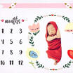 Baby Photo Blanket Photography Prop Background Monthly Growth Shooting Cloth AU