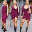 Women Bandage Slim Bodycon Cocktail Sexy Party Evening Clubwear Short Mini Dress