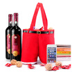 Cute Christmas Red Wine Candy Plaything For Wedding Party Home Decoration Gift Present Bag