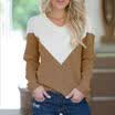 UK Womens Long Sleeve Sweatershirts Blouse Ladies Oversized Jumper Pullover Tops
