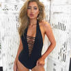 Fashion Women Push-up Padded Bandage Bikini Bathing One Piece Swimwear Monokini