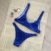 Swimwear Womens Triangle Bikini set Push-Up Padded Bandage Swimsuit Beachwear