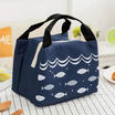 For Women Kids Men Tote Insulated Canvas Box Bag Thermal Cooler Food Lunch Bag