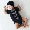 US Stock Baby Boy Girl Clothes Short Sleeve Romper Bodysuit Jumpsuit Outfit 0-2T