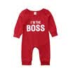 Cute Newborn Baby Boys Girls Christmas Romper Bodysuit Jumpsuit Outfits Clothes