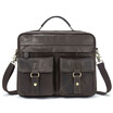 135 Inch Men Vintage Leather Messenger Shoulder Bag Business Laptop Briefcase Handbag Retro Satchel Crossbody Pack