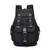 Men Canvas Multifunctional Outdoor Travel Shoulder Bag Large School Backpack PO