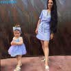 Family Matching Outfit Mother&Daughter Clothes Fashion Dress Baby Girl New