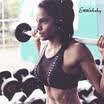 Women Bralette Bustier Crop Tank Top Fishnet Halter Lace up Vest Camisole