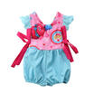 Cute Newborn Baby Girl Romper Cartoon Bodysuit Playsuit Summer Clothes Outfits