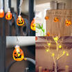 US 66 ft Length 20 LED Halloween Fairy Lights Decorations Pumpkins Bats Ghosts
