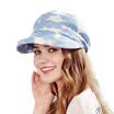 Carmen KENMONT km-3338 Women&39s Spring&Autumn Korean Fashion Shade Berry Hat Blue