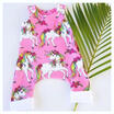 New Unicorn Newborn Kids Baby Girls Flowers Vest Romper Playsuit Outfits Clothes