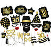 28PCS 30th 40th 50thBirthday Party Masks Favor Photo Booth Props