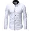 Fashion Mens Luxury Casual Stylish Slim Fit Long Sleeve Casual Dress Shirts Tops