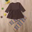 Toddler Kids Baby Girl Turkey Tops T shirt Dress Pants Leggings Outfits Clothes