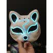 Halloween Mask Cosplay LED Glow Scary EL Wire Light up Fox Masks New