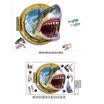 Shark Porthole 3D Ocean Views Wall Vinyl Sticker Decal Home Room Decor Art Mural