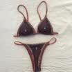 US Women Push-up Padded Bra Bandage Bikini Swimsuit Triangle Swimwear Bathing