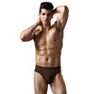 Jianjiang 2 Pairs Mens Pure Color Brief Underwear Cotton