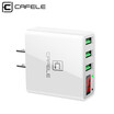 Cafele 3 Ports USB Charger LED Display Charger USB EU US Plug USB Charger Max Output DC 5V 3A USB Wall Charger
