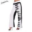 New Women Lady Elegant Loose High Waist Wide Leg Beach Long Pants Trousers