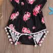 Newborn Infant Baby Boy Girl Floral Romper Bodysuit Jumpsuit Outfits Sunsuit Set