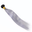 NamiHair Wholesale Price High Quality Ombre Color 1BGrey Brazilian Straight Hair Weave Bundles 100 Human Remy Hair Extension