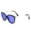 Subtropical MICROHOT 8930 Polarized sunglasses Female frame Large frame Driving sunglasses Black frame Blue film Lens c2