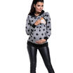 Women Pregnant Maternity Clothes Nursing TOPS Breastfeeding T-Shirt Blouse Size