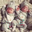 Christmas Toddler Baby Boy Girl Cartoon Romper Bodysuit Jumpsuit Clothes Outfits