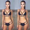 Womens Bandage Swimwear One Piece Bikini Swimsuit Bra Push Up Beachwear Bathing