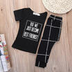 Cute Newborn Baby Boys Print Short sleeve T-shirt Pants Outfits Clothes Set AU