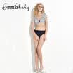 Sexy Women Bikini Set Striped Bikini Push-up One Piece Swimsuit Swimwear Beach