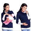 USA Maternity Clothes Breastfeeding Tops Hoodies Nursing Tops For Pregnant Women