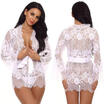 New Plus Size Underwear Lace Sleepwear Lingerie Set Womens Bridal Babydoll Dress