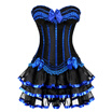 Plus Size Ruffles Two Piece Corset Dress