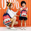 Boys Girls Retro Laptop Travel Work School Bag Gray Backpack Rucksack