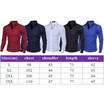 Fashion Mens Luxury Casual Stylish Slim Fit Long Sleeve Casual Dress Shirts Tops